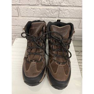 Eddie Bauer Fairmont Men Brown Waterproof Hiking Boots Size 11